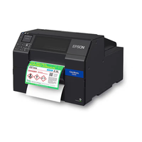 Imprimante d'étiquettes couleur grand format Epson CW-C6530A 8 pouces 1 200 dpi avec découpe automatique, compatible Windows, Linux et iOS
