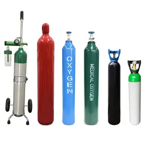 现成的库存1M3 1.5m3 2M3 3M3 4M3 6M3医疗工业用小型空便携式氧气罐气瓶