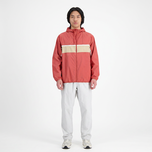 Chaqueta Cortavientos Impermeable con Capucha para Hombre OEM, Colores Personalizables, Exterior de Poliéster/Algodón con Revestimiento de PU en la Parte Delantera, Corte Regular, Verano - Product Image 1
