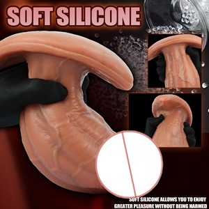 Dildo simulado al por mayor, plug anal SM, juguete anal unisex de entrada trasera, para uso prolongado, estiramiento vaginal, auto-placer, juego sexual - Product Image 3