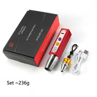 Lampe torche d'identification de jade à tête en acier DUNFBIRD JY36F-3, lumière blanche, jaune, UV 365nm, torche d'inspection pour pierres précieuses et bijoux, lampe torche LED
