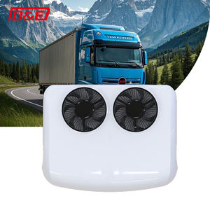 เครื่องปรับอากาศ DC สำหรับรถบรรทุกรถตู้ RVs 24V 2800W พัดลมระบายความร้อนพัดลมคู่สำหรับจอดรถที่หลังคารถ - Product Image 3
