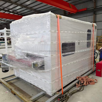 Machine de débavurage automatique numérique à double bande pour tôles fines en acier, 70,3 kW, avec double abrasif