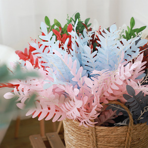 ใบตั๊กแตนเทียมสำหรับตกแต่งบ้านสำนักงานต้นไม้จำลองความเขียวขจีในร่ม - Product Image 1