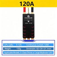 FLYCOLOR X-CROSS HV3 ESC Brushless 60A 80A 120A 160A 5-12S BLHeli32 pour Drone de Course FPV Multirotor de Grande Taille de Classe X