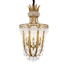 Proveedor de China, lámpara colgante de diseño único europeo con precio directo de fábrica, candelabros de bronce y latón antiguo - Product Image 1