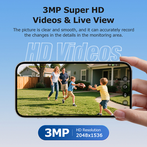 Outdoor IP66 <b>Security</b> CCTV Halow WIFI Home Hub Combo Kits 500M Signal WIFI Repeater PIR Human Detection Solar Battery PTZ <b>Camera</b> - Product Image 5