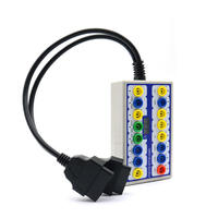 Boîte de dérivation de protocole 16 broches OBDII, outil de diagnostic universel pour ECU de voiture