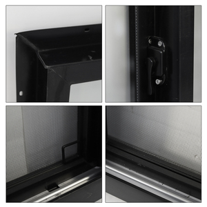 Fenêtres coulissantes en PVC avec barre géorgienne, grille <span class=keywords><strong>coloniale</strong></span> en UPVC, double vitrage, fenêtre en vinyle, design personnalisé pour maison - Product Image 6