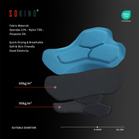 Sous-vêtements de cyclisme personnalisés pour hommes avec coussinets en gel 3D respirants et amortis, couche de base pour vélo, écologiques, séchage rapide, Spandex/Nylon pour le cyclisme