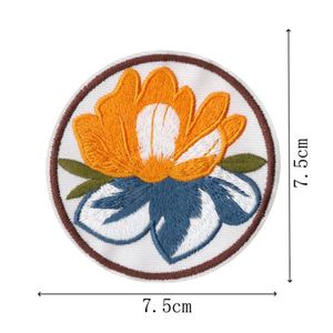 Nouveauté : Patchs en tissu brodés à motifs floraux et pivoines, à thermocoller, pour accessoires vestimentaires - Product Image 6