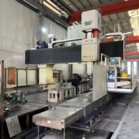 Centre d'usinage CNC à colonne mobile d'occasion ZJ GMC30120 BT60 4 axes robuste pour le traitement de composants métalliques lourds de grande taille