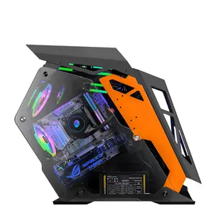 2022 Thiết Kế Mới Bán Buôn Vỏ Máy Tính Pc Case Gamer Phổ Biến Nhất Chất Lượng Cao Mini Gaming PC Máy Tính Để Bàn Máy Tính Chơi Game ITX Case