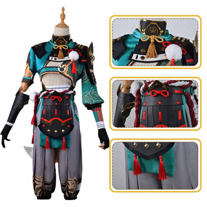 Genshin Impact <span class=keywords><strong>Gorou</strong></span> Render <span class=keywords><strong>Cosplay</strong></span> Costume <span class=keywords><strong>Gorou</strong></span> Fox Uniform Men Halloween Suit Coldker Drop Ship - Product Image 3