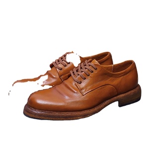 Chaussures habillées classiques noires en cuir verni de vachette pour homme, à bout pointu, à lacets, antidérapantes, respirantes et légères, idéales pour les mariages - Product Image 1
