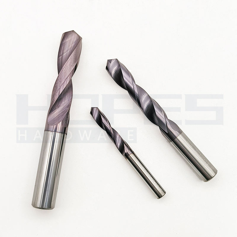 HRC65 1.0-20mm Solid Tungsten Carbide Twist Drill Bits with Parallel ...
