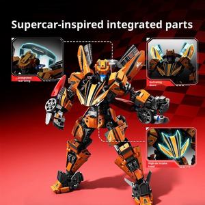 Building <b>Blocks</b> Corona Lier Hun Assembly Toy Decoration Robots Mecha Building <b>Blocks</b> Boys Children's Gift <b>Plastic</b> ABS - Product Image 3