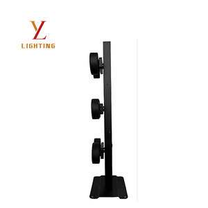 Lumière LED rétro à rotation infinie à <span class=keywords><strong>6</strong></span> têtes, 320W RGB 3-en-1, bande magique 24/34/64CH DMX512, stroboscope 1-25Hz pour scène, fête, bar - Product Image 6