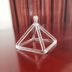 高端手工制作透明石英水晶歌唱金字塔水晶柱，用于声音疗愈 - Product Image 4