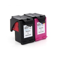 Cartouche d'encre à puce réinitialisable OCB 65XL 65 pour imprimantes HP DeskJet 2623 5020 2655 3720 3721 3722 3723 3752