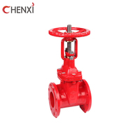 Valve de porte de feu 300psi avec poignée, en silicone, de type os et y, approuvé UL/FM