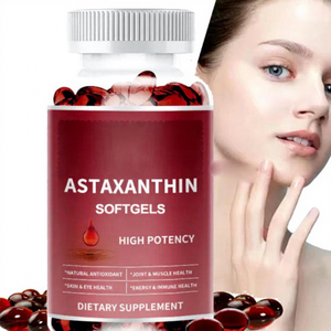 VitaSpring OEM Skin Whitening Krill Oil Astaxantina Cápsulas macias Suplementos dietéticos Astaxantina Softgels - Product Image 1