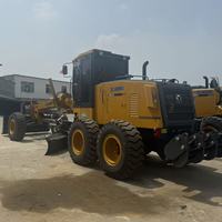 Niveleuse Xugong 2153 d'occasion, moteur 162 kW, pour la construction routière, l'entretien des autoroutes et le nivellement de terrains à grande échelle