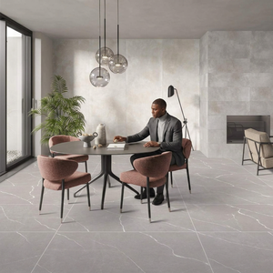 Azulejos de Porcelana con Diseño de Piedra Romana, Gran Formato, Aspecto de Mármol, para Interiores de Lujo, Pisos y Paredes - Product Image 6
