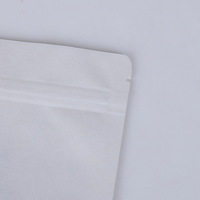 Offre Spéciale sac en plastique ziplock snack noix poudre papier blanc kraft debout pochette avec fenêtres