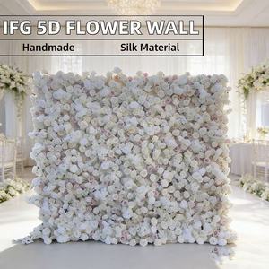 Toile de fond murale 5D à fleurs 8x9 pieds pour décoration intérieure, idéale pour Thanksgiving, Pâques, mariage - Product Image 5