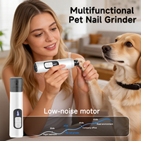 Großhandel 6-Gang Elektrischer Krallenschleifer für Haustiere mit LED-Licht USB-Aufladbar Leiser Motor für Hunde- und Katzenpflege-Set
