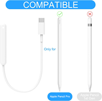 Cable de carga magnético para Apple Pencil Pro, adaptador de corriente portátil con base segura para preservar la batería del iPad (Pro)