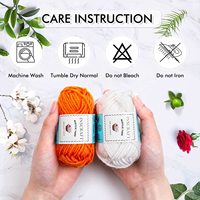 Hot Sale Twisted Acrylic Yarn Set With Crochet Tools Anti-Pilling and Strong Crochet Yarn Set for Knitting