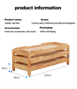 Vente en gros de berceau en bois Montessori mobile pour <span class=keywords><strong>garderie</strong></span>, maternelle ou préscolaire, mobilier de salle de bain pour enfants - Product Image 5