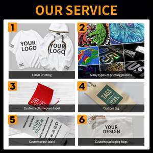 Joggers Plain Plus Size Logo personnalisé Workout Sweat à capuche surdimensionné 100% coton - Product Image 2