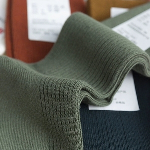 Japanese Double Needles Cotton Knitting <strong>Rib</strong> Thin Business Cotton Long <strong>Men</strong> <strong>Socks</strong> Stretch Casual Daily Basic Brand <strong>Socks</strong> - Product Image 4
