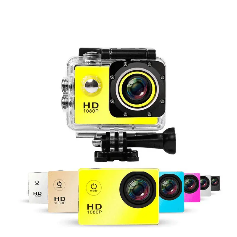 2.0インチGoProスタイルアクションカマラフルHd1080p水中アクションカメラ