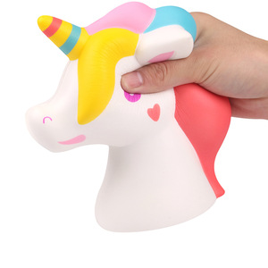 Jouet souple en PVC en forme de tête de licorne mignonne, cadeau promotionnel - Product Image 4