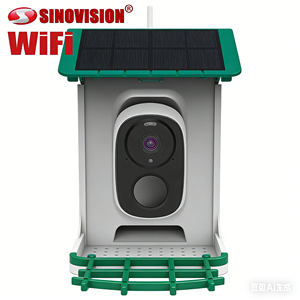 Caméra Alimentée par Énergie <span class=keywords><strong>Solaire</strong></span> WiFi pour Nids d'Oiseaux, Fabrication Personnalisée en Usine, 3MP, Identification des Oiseaux par IA, 3W <span class=keywords><strong>Solaire</strong></span>, 5200mAh, Faible Coût - Product Image 1