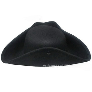 <span class=keywords><strong>Chapeau</strong></span> Tricorne <span class=keywords><strong>Colonial</strong></span> avec Garniture Dorée pour Adultes - Product Image 4