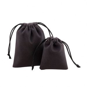 Bolsa de Terciopelo Personalizada con Cordón, Reciclable, Multiusos, Organizador de Joyas para Anillos, Piedras Preciosas, Monedas, Dulces - Product Image 2
