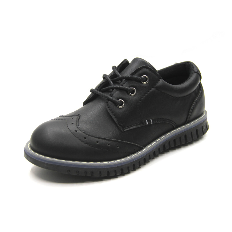 Оптовая продажа; Детские повседневные туфли под платье; Черные школьные туфли для девочек