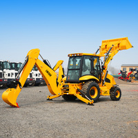 LANDWARD Mini-chargeuse-pelleteuse compacte 4x4 économique, Tracteur compact, Mini-chargeuse-pelleteuse d'excavation de Chine
