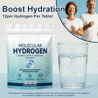 Comprimés d'hydrogène moléculaire H2 saveur framboise, marque privée OEM, 12ppm 16ppm, pour l'eau potable, supplément minéral, végétalien, adulte