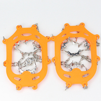 Crampons à neige et à glace de haute qualité, logo personnalisé, crampons antidérapants pour l'escalade en plein air, meilleurs crampons à glace pour bottes