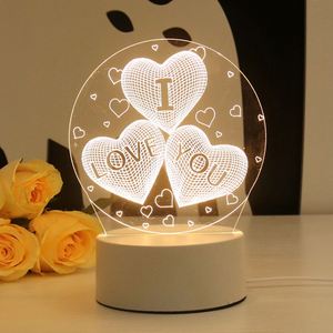 Luz de noche acrílica para niños, base de luz de noche, regalo de cumpleaños - Product Image 2