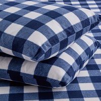 Parure de lit en polaire 100 % polyester au design moderne 2026, housse de couette et draps pour hôtel