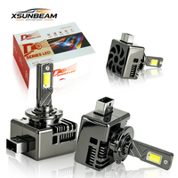 Nouveau lancement : Phares de voiture LED série D D1S D3S, ampoule LED Xénon HID Canbus, design 1:1, lampe de voiture LED tricolore, éclairage automobile Plug&Play