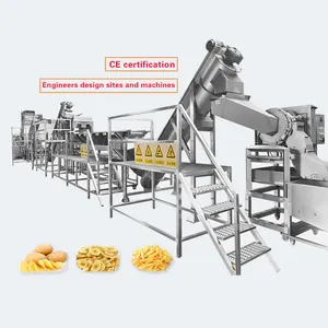 High-End-Kartoffel-Pommes-Frites-Maschine Kartoffel chips machen Maschine
