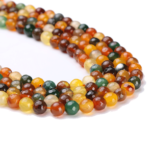 Perles de pierres précieuses d'agate brune naturelle pour la fabrication de bijoux, en vrac, 8 mm et 3 mm de hauteur, source minérale - Product Image 5